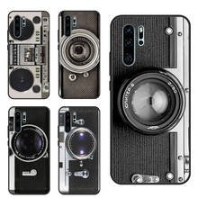 Ретро винтажная камера для Huawei P30 P40 Lite P20 Pro P Smart Z 2019 Nova 5T Honor 10 X Lite 10i 9S 8X 9X чехол 2024 - купить недорого