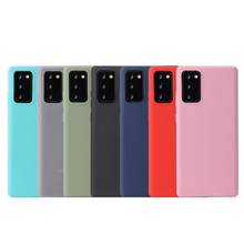 Matte silicone soft Candy color Phone Case for Samsung Galaxy S20 Plus A51 A71 A31 A21 A10S A20S A30S A21S A41 A12 A32 A42 Cases 2024 - buy cheap