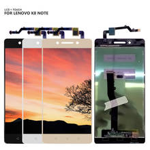Pantalla LCD para Lenovo K8 Note, montaje de cristal Digitalizador de pantalla táctil, 3 colores, envío gratis 2024 - compra barato