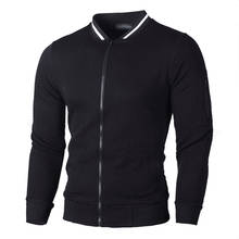 Spring Autumn New Casual Jacket Men Zipper Fleece Hoodies Sports Design Long-sleeved Cardigan Hooded Men's Coat Plus Size 2024 - buy cheap