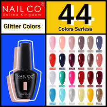 NAILCO 44 Colors Gel Nail Polish Glitter UV Nail Art Semi-Permanent Varnish Soak Off For Nails Accessories All for manicure top 2024 - buy cheap