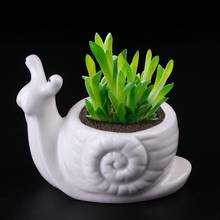 Vaso de cerâmica para plantas, pote de flores para plantas suculentas, decoração de mesa de casa ou escritório, novo, 2021 2024 - compre barato
