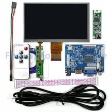 7 дюймов 1024*600 ЖК-дисплей Экран Дисплей для Raspberry Pi с сенсорным экраном Экран Панель и VGA + HDMI-совместимый контроллер доска комплект 2024 - купить недорого