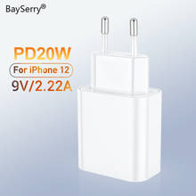 BaySerry 20W PD Fast Charging Usb C Quick Charger For iphone 12 Pro MAX Mini 11 Xs Type C PD Charger For Samsung Xiaomi EU Plug 2024 - buy cheap