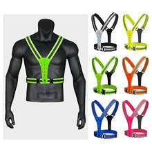 LED Reflective Safety Vest - Elastic and Adjustable Reflective Running Gear for 2024 - buy cheap