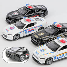 Sports car Model Car 1:32 Police Car Series Diecasts & Toy Vehicles Metal Alloy Simulation Pull Back Toys For Kids Gifts For 2024 - buy cheap