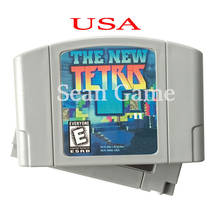 High USA NTSC Quality Customer Cartridge Tetris Card for 64 Bit Video Game Console 2024 - buy cheap