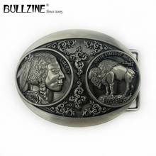 The Bullzine Liberty belt buckle with pewter finish FP-03320 with continous stock suitable for 4cm width belt 2024 - buy cheap