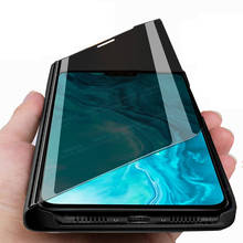 Чехол для Honor 9X Lite, умный зеркальный флип-чехол для Huawei Honor 9X Lite, Honor 9 X Light, 9xlite, Honor 9X, Магнитный чехол для телефона 2024 - купить недорого