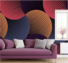 Xuesu fundo de parede profissional, fundo colorido abstrato para sala de estar e quarto, personalizado, à prova d'água 2024 - compre barato