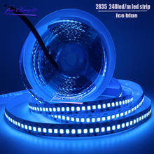 Ice blue 2835 LED Strip 240LEDs/m DC12V High Brightness Flecible LED light IP20 non-waterproof 2024 - buy cheap