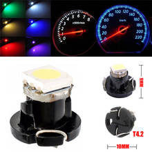 New 10Pcs T3 T4.2 1210 3528 T4.7 5050 1 SMD LED DC12V Car Instrument Light Auto Dashboard Dash Lamp Cluster Bulbs 6 Color#294302 2024 - buy cheap
