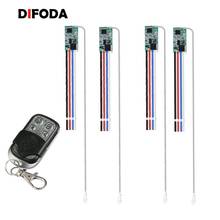 DIFODA-Interruptor de Control remoto para hogar inteligente, Mini relé receptor de luz LED con transmisor, 433MHz, cc 5V 12V 2024 - compra barato
