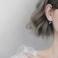 ModaOne Cute Cat Fashion Trendy Bling Cubic Zirconia Silver Color Stud Earrings For Women Girls Dainty Luxury Jewelry Gifts 2024 - buy cheap