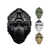 70% Hot Sale Full Face Helmet Protection Military Airsoft Paintball Sports Helmet Full Covered Tactical CS Wargame Helmets 2024 - buy cheap