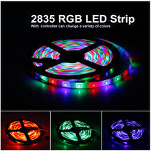 Brighter 3528 DC12V 60Leds/M SMD RGB  LED Strip Light Tape flexible 2/5M IP20  Strip Light Tape Home Decor Lamp Car Dec 2024 - buy cheap