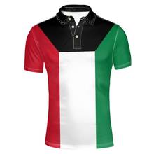 KUWAIT youth free custom made name number kwt Polo shirt nation flag kw state kuwaiti arabic arab college print photo clothes 2024 - buy cheap