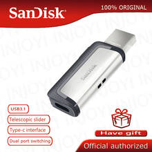 Sandisk Dual OTG USB Flash Drive 128GB SDDDC2 Extreme Type-C USB3.1 64GB high speed Pen Drives 16GB PenDrives 32G USB Stick 2024 - buy cheap