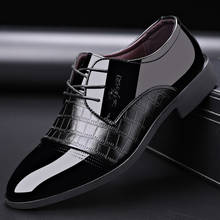 Mazefeng Brand Men's Leather Formal Shoes Lace Up Dress Shoes Oxfords Fashion Retro Shoes Elegant Work Footwear Men Dress Shoes 2024 - buy cheap