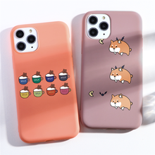 Couples Lovely Animal Color Matte Case For iPhone 6 6S Plus 7 X 11 Pro Max X XR XS Max 8 Plus 5 5S SE Soft TPU For iPhone X Case 2024 - buy cheap
