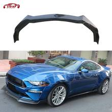 Carbon Fiber Material Front Bumper Lip Chin Spoiler Accessorise For Ford Mustang 2018 2019 2020 Auto Car Decoration 2024 - buy cheap