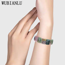 WUBIANLU эластичный браслет из натурального агата в ювелирном изделии, Многоэлементный камень, 8 форм, отобранный модный хит продаж 2024 - купить недорого