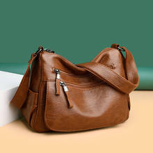 Casual Leather Handbag Crossbody Bags for Women 2020 New High Quality Shoulder Messenger Bags Purses and Handbags sac a main 2024 - купить недорого