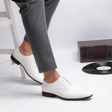 Zapatos Oxford de piel auténtica para hombre, calzado Formal clásico de negocios, hecho a mano, talla grande, gris 2024 - compra barato