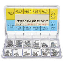 240Pcs Watch Casing Clamp Movement Adapter Securing Screw Washer Repair Part Tools with Box for ETA 2824 2836 2846 2024 - buy cheap