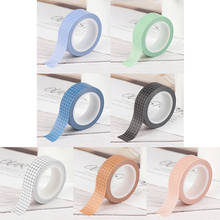 Сетка лента японская бумага DIY планировщик маскирующая лента клейкие ленты наклейки декоративные канцелярские ленты 2023 - купить недорого