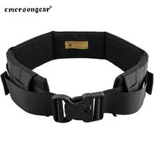 Emersongear cinto de combate acolchoado, cinto para treino, aventura, caça, militar, cintura, cor preta 2024 - compre barato