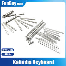 Piano Kalimba Bridge Saddle 8/10/17 Juego de llaves DIY, piezas de repuesto, accesorios de guitarra, herramienta Luthier 2024 - compra barato