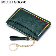 Genuine Leather Women Slim Coin Purse Multifunction Organizer Bag Card Key Holder Change Pouch Ladies Candy Small Money Bag 2024 - buy cheap