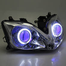 Motorcycle HID Projector Headlight Assembly Head Lamp For Honda CBR 600 F4i 01-07 White Angel Eyes Blue Demon Eyes LED DRL 2024 - buy cheap