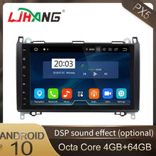 LJHANG-reproductor Multimedia con Android 10 para coche, autorradio estéreo 1 Din para Mercedes Benz Clase B B200 W169 W245 W639 Viano Vito Sprinter B170 2024 - compra barato