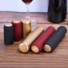 Cápsulas termorretráctiles de plástico para botella de vino, película retráctil de sellado, novedad, 50 piezas 2024 - compra barato