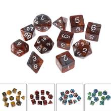 11Pcs D4 D6 D8 D10 D12 D20 Sided Dices For RPG DND D&D Set 2024 - buy cheap