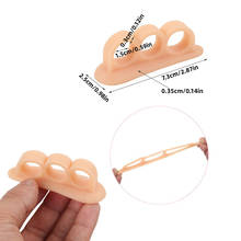 2pieces=1pair Overlap Toe Bending Deformation Correction Hallux Valgus  Hammer Splitter Plantar Fasciitis Pedicure Care Tools 2024 - buy cheap