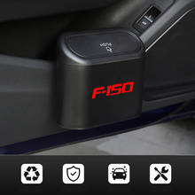 Caixa de lixo para organização interna e automóveis, tampa de lixeira para pendurar no carro ford f150 2024 - compre barato