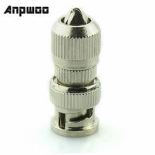 ANPWOO-acoplador adaptador Coaxial para cámara CCTV, conector BNC macho a Cable, 10x 2024 - compra barato