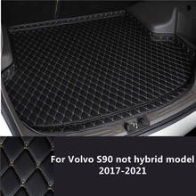 High Side Car Trunk Mat For Volvo S90 (2017-2021, for not hybrid model) 2018-2019-2020 Car Styling Custom-Made Car Cargo Liner 2024 - buy cheap