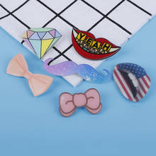 Broche de acrílico con dibujos de labios para mujer, broche coreano con diamantes de imitación, insignia de ropa, iconos en la mochila, broches, insignias, regalo para niños 2024 - compra barato