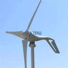 Generador de viento Horizontal de 6 aspas, molino de viento de 400W, 12V/24V/48V, carga de turbinas de energía para acampar en casa 2024 - compra barato