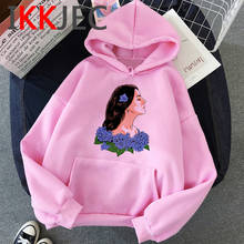 Sudadera con capucha de lana del rey para mujer, ropa de calle estampada, anime 2024 - compra barato