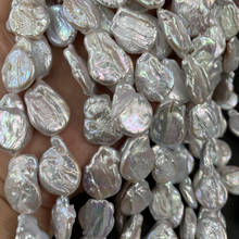 Contas de pérolas naturais forma irregular barroco solta pérola contas de alta qualidade pérola diy feminino colar pulseira jóias 2024 - compre barato