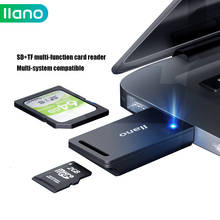 Llano-lector de tarjetas USB 3,0 SD TF, lector de tarjetas de memoria inteligente, multifunción, de alta velocidad, compatible con SD/TF 2024 - compra barato