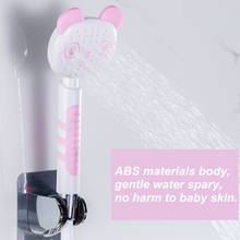 Bathroom Baby Bath Best Water Softener ABS Shower Head for Bath Lovely Toy Panda Cartoon Home Water Saving Kids Shower Head 2024 - buy cheap