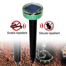 Outdoor Garden Farm Solar Powered Ultrasonic Pest Snake Mole Rat Mice Repeller 2024 - buy cheap