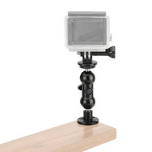 Camvaste-suporte para câmera gopro hd hero, suporte de teto, pódio, parede, mesa, com mini cabeça esférica, adaptador de tripé 2024 - compre barato