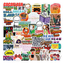 10/50Pcs/Set Dream Smp Cartoon Waterproof Graffiti Stickers For Skateboard Refrigerator Computer Notebook Children's Toys 2024 - buy cheap